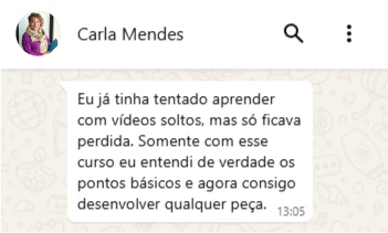 Depoimento de aluna 2